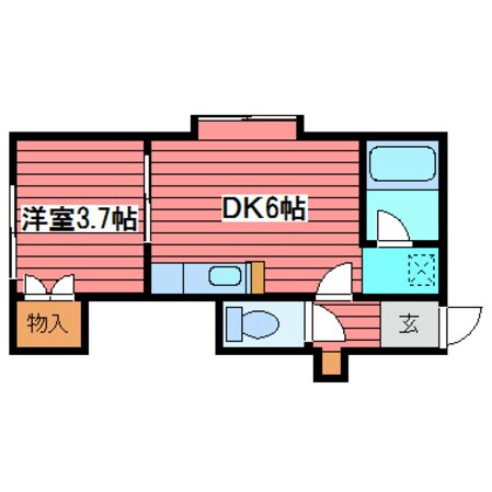 グリーンパーク月寒の物件間取画像